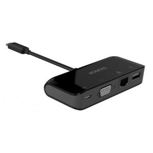 Adaptor Romoss, USB Type-C to VGA/USB-C/ETH/USB-A 3.0