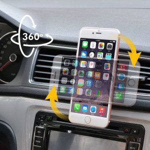 Suport Auto Universal Magnetic Avantree 097, rotatie 360 grade, Gri