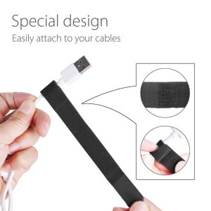 Set 50 curele cu scai Avantree Velc Negru