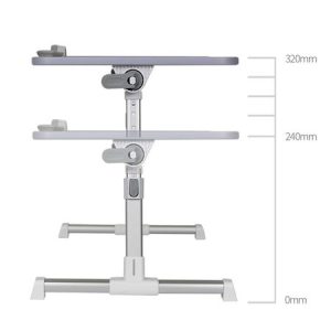 Masuta multifunctionala laptop MyTable 600x330 mm, gri