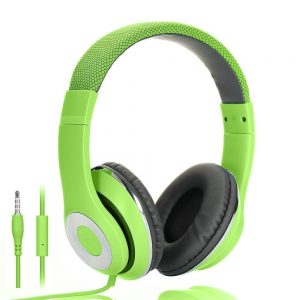 Casti audio cu fir Ausdom F01 Verde