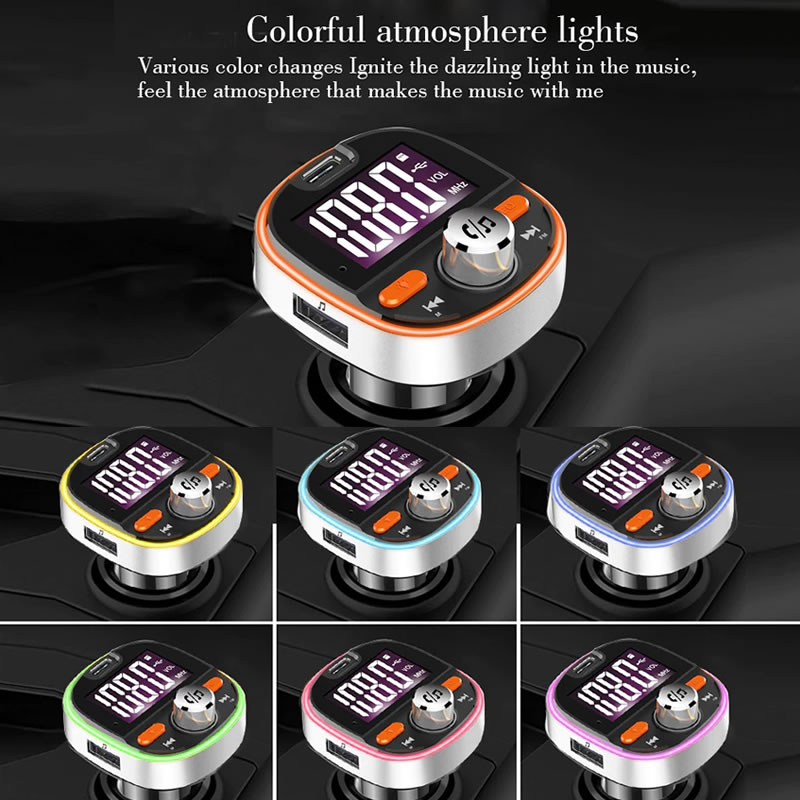car kit Bluetooth FMT53 culori ambientale