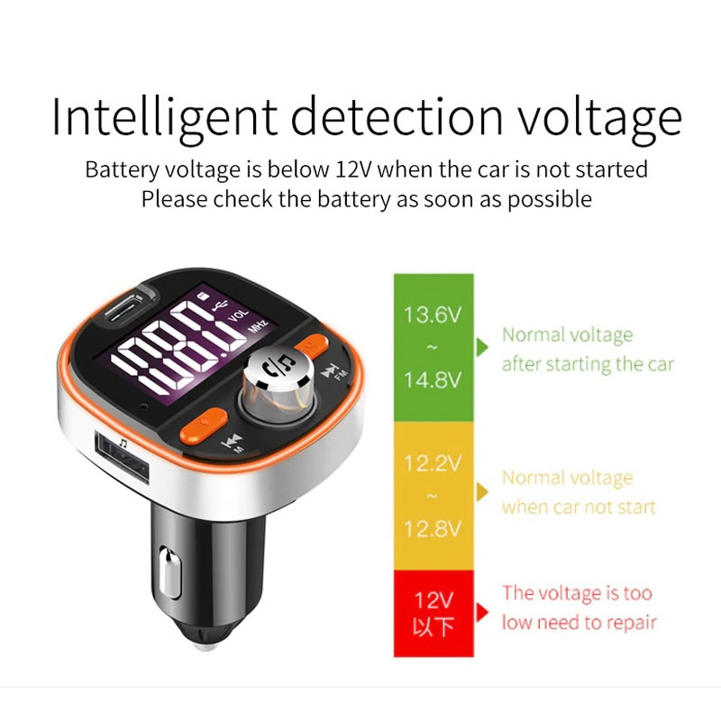 car kit Bluetooth modulator fm 12-24v