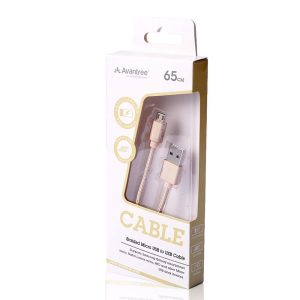 Cablu Avantree Micro USB sync charge - RoseGold 65cm