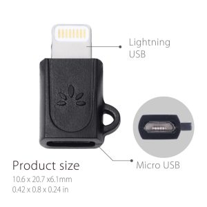 Avantree ST20 -2 x microUSB to Lightning MFI