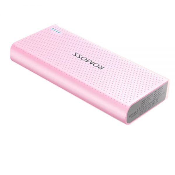 Baterie Externa Romoss Sense 15, 15000 mAh, roz