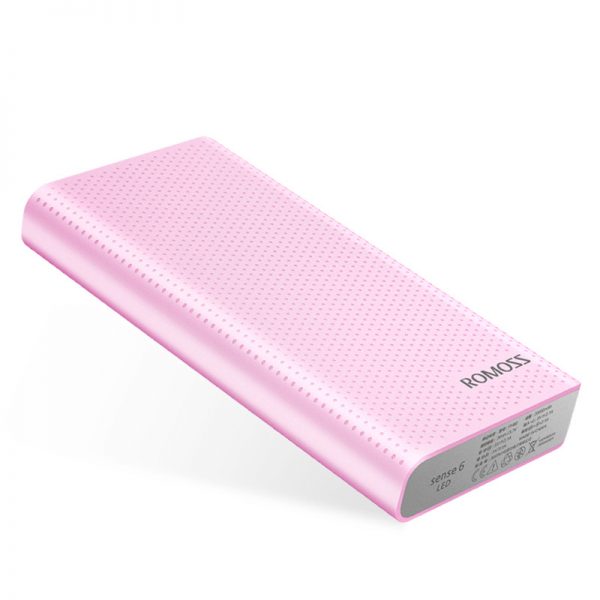 Bateir Externa Romoss Sense 6 LED, 20000 mAh