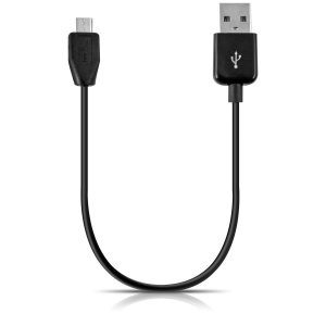 Cablu incarcare-sincronizare, micro USB, 35 cm, negru