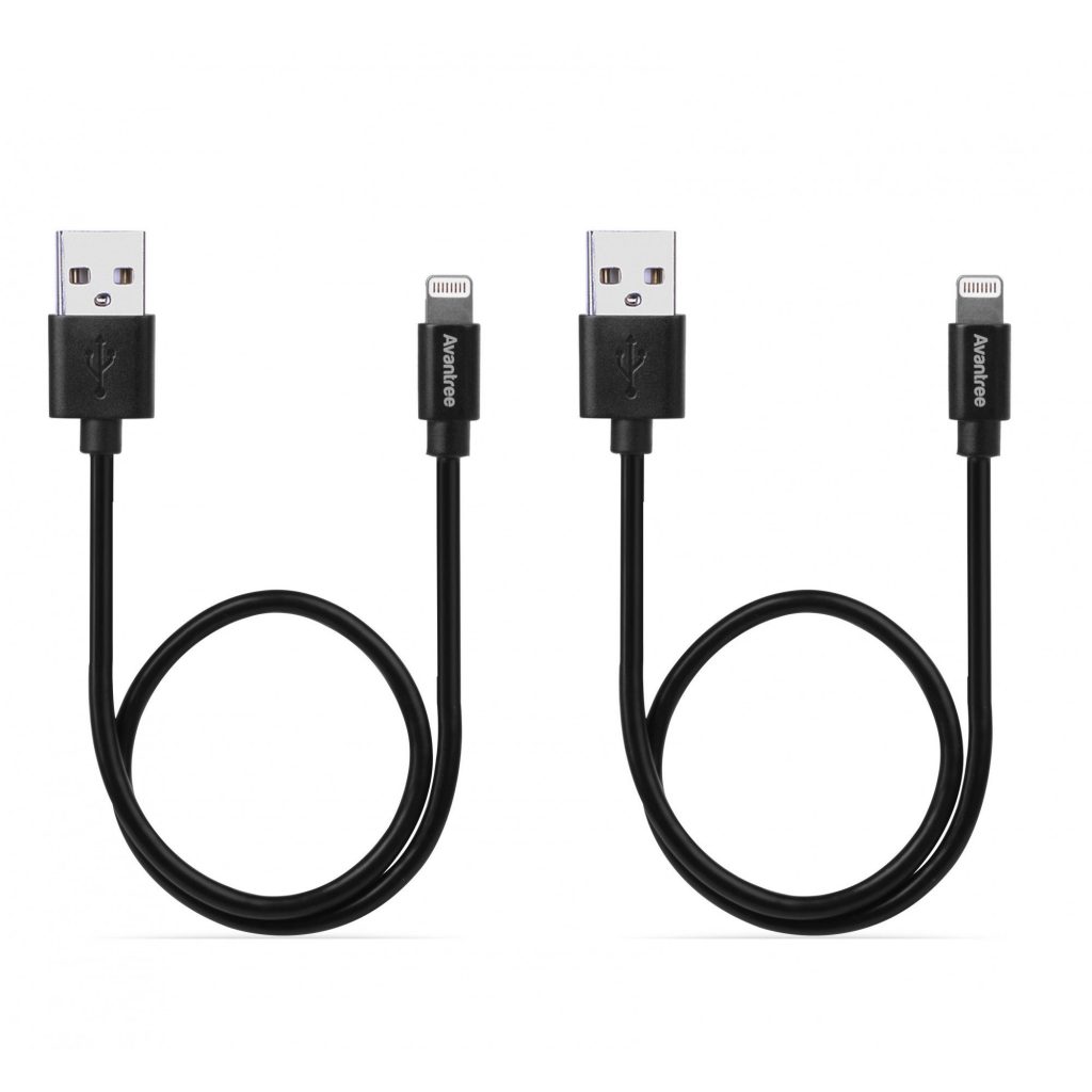 Set 2x Lightning cablu certificat MFI negru