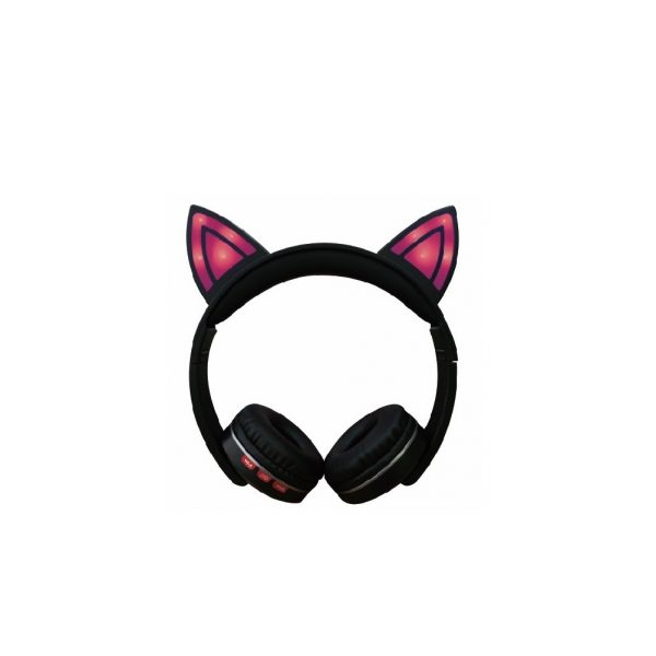 Casti bluetooth cat rosu