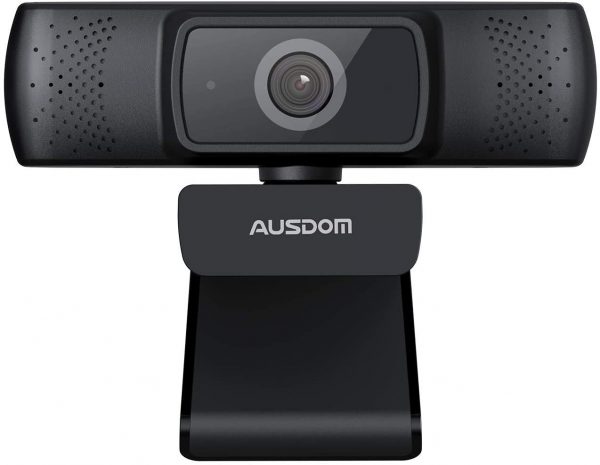 Camera web Ausdom, HD1080P Full HD, Auto focus, microfon, Negru