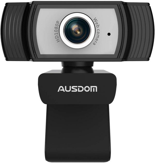 Camera web Ausdom AW33, HD1080P Full HD, microfon, Negru