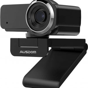 Camera web Ausdom AW635, microfon, Negru