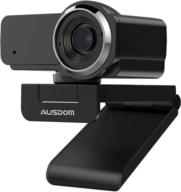 Camera web Ausdom AW635, microfon, Negru