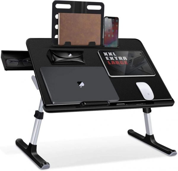 Masuta laptop MyTable TB600TL 60x45cm, negru