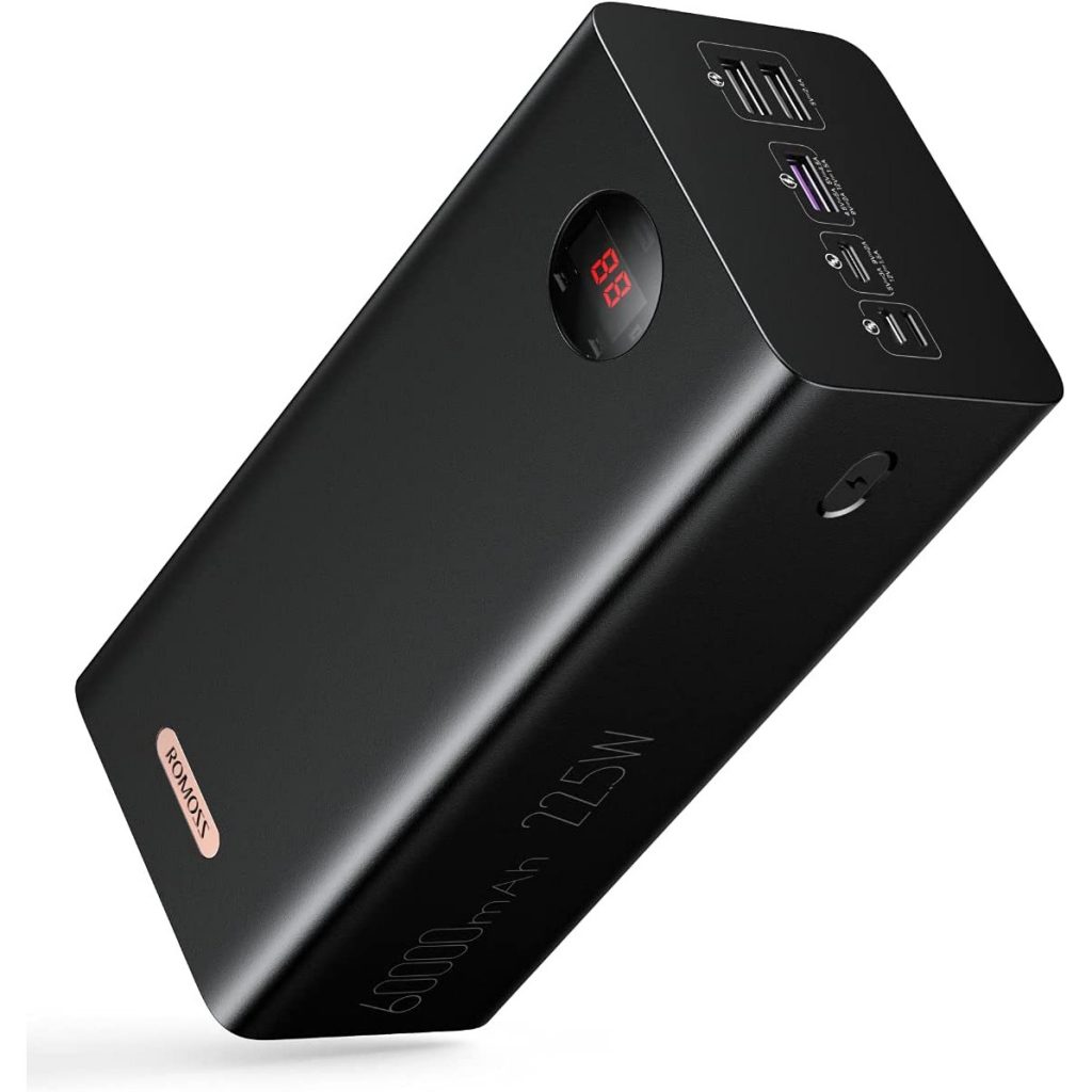 Baterie externa Romoss 60000mAh, 22.5W, QC 3.0