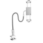 Suport flexibil InfoTouch MyTable pentru telefon sau tableta intre 4" si 12.9", rotire 360, lungime 1m, Gri