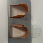 Placa zincata cu 2 intrari si usita din plastic